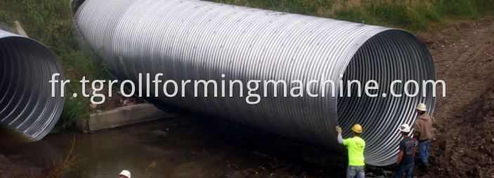 Spiral Corrugated Metal Culvert Pipe Forming Machine